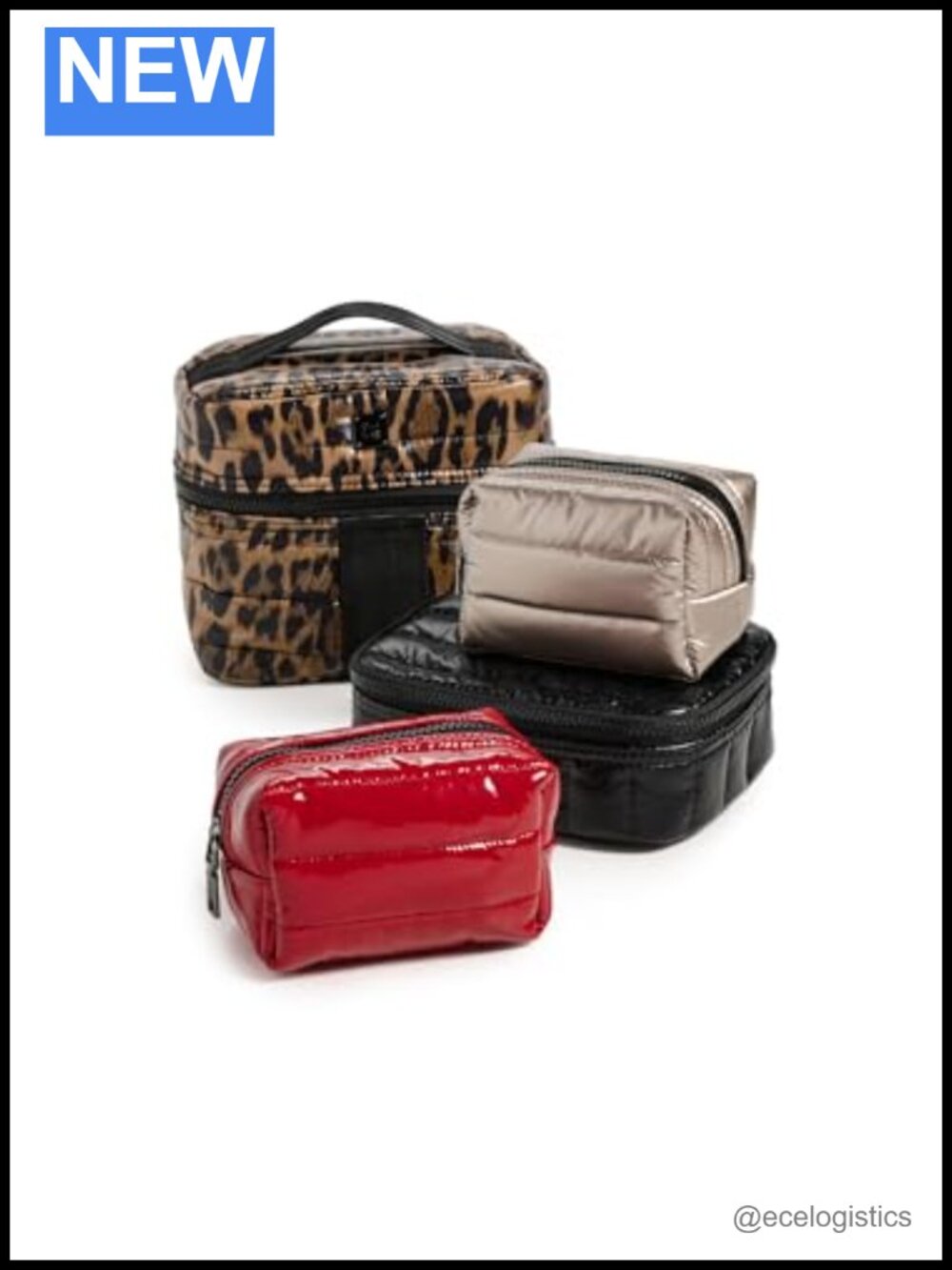 Glamour Girl Kit Cosmetic Case, Polyester Travel Makeup Organizer